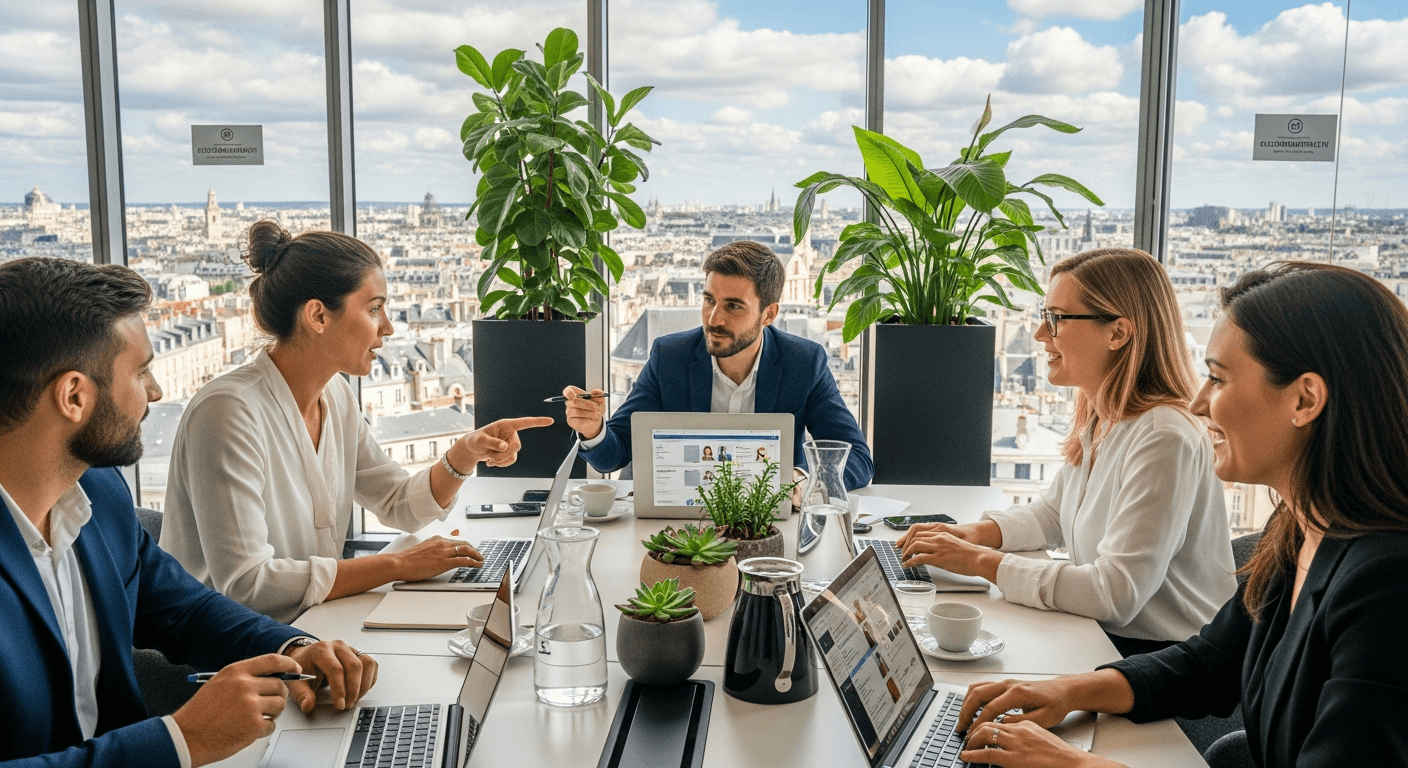 Équipe de consultants en recrutement